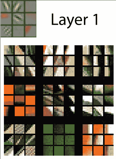 CNN 早期层的激活